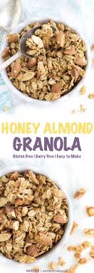 Honey Almond Granola Always Nourished Recipe Honey Almond Granola Honey Almond Granola Recipe Granola Recipes