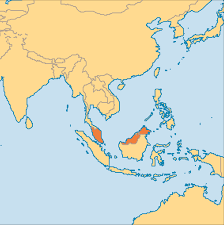 This map shows a combination of political and physical features. Malaysia Operation World