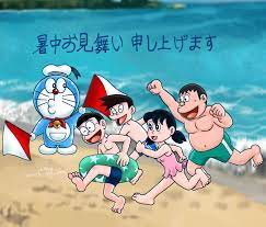哆啦a夢夏日戲水 comic book cover comic books books