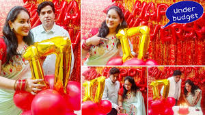 Furniture is usually given as a 17th wedding anniversary gift. Celebration My 17th Wedding Anniversary At Home Anniversary Decoration Ideas At Home Party Decor Youtube