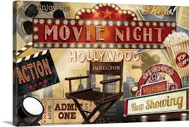 Themed decor updated their cover photo. Movie Night Wall Art Canvas Prints Framed Prints Wall Peels Great Big Canvas