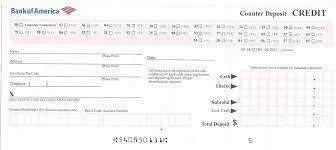 Once you've verified that your account number is on your deposit slip, you'll need to fill out the other lines. Bank Of America Deposit Slip Free Printable Template Checkdeposit Io