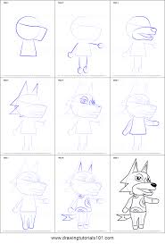 How To Draw Wolfgang From Animal Crossing Printable Drawing Sheet By Drawingtutorials101 Com In 2020 Animal Crossing Animal Crossing Fan Art Animal Crossing Pc