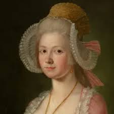 Portrait of a Lady with a Bonnet, 1785 Print (oil