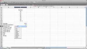 A 95% confidence interval with the given data gives: How To Use Excel To Calculate Confidence Interval Youtube