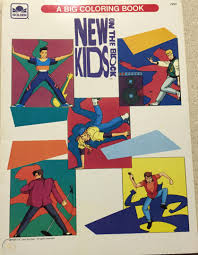 While cartoon characters, animals and nature based themes attract many kids, for active and playful ones. New Kids On The Block Coloring Book 1990 Nkotb 1722767673