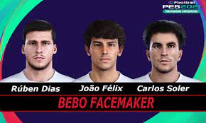 João félix 98 rated ss gameplay review pes 2021 mobile. Pes 2021 Dias Felix Soler Face By Bebo Facemaker Pes Patch