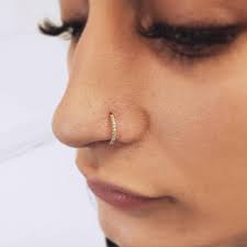 14k Gold Ring Diamond Ring Nose Piercing Nose Ring Nose Jewelry Nose Piercing With Gorgeous Yellow Go Nose Jewelry Nose Piercing Jewelry Diamond Nose Ring