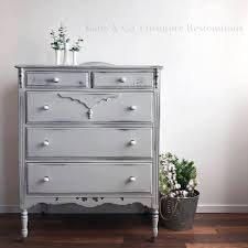 Stunning Dresser In Gf Seagull Gray Milk Paint Shabby Chic Welsh Dresser Shabby Chic Dresser Chic Furniture