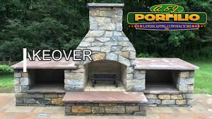 how we build a fireplace, outdoor