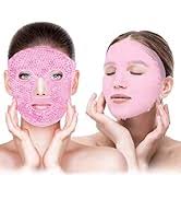 Amazon.com : CONBELLA Cold Face Eye Masks Ice Face Mask Hot Cold Compress  for Dark Circles, Puffiness, Migraines, Headache, Stress, Redness, Cooling  Face Masks for Women Man, Skin Care : Beauty &