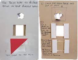 This video from bunnings shows you how to reinforce and patch the hole. An Easy Way To Repair Holes In Plaster W Bunnings Workshop Community