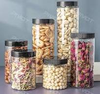 6oz 180ml Food Grade Empty Round Snacks Plastic Jars for Food Package