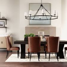 Modern dining & side chairs. Trevor Leather Side Chair Williams Sonoma
