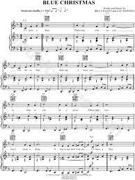 Blue christmas… b7 e a e Jay Johnson Blue Christmas Sheet Music In F Major Transposable Download Print Sku Mn0037209