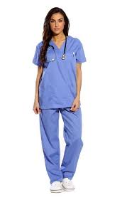 Just Love Women S Ceil Blue Scrub Set Medium Womens Scrubs Medical Scrubs Blue Scrubs