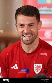 Wales captain aaron ramsey hi-res stock photography and images