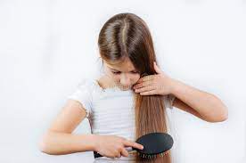 Discover and share the best gifs on tenor. Cute Smiling Little Girl Combing Her Hair Comb Makes Hair Stock Photo Image Of Head Care 168401108