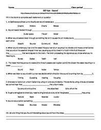 Related to bill nye sound video worksheet answers pdf. Bill Nye S1e12 How Sound Waves Travel Video Follow Along Sheet W Key Vozeli Com