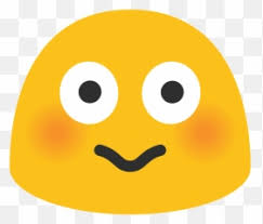 The emoji with a straight line mouth and open eyes shows not giving away any particular emotion. Free Transparent Flushed Emoji Png Images Page 1 Pngaaa Com