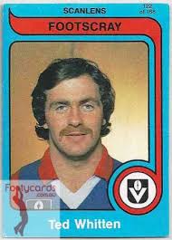 1991-1963 :: 1980 VFL Scanlens :: 1980 VFL-AFL Scanlens 122 Ted Whitten Jnr 