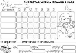 preschool reward chart printable activity shelter