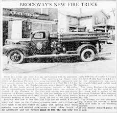 Image result for Brockway Light Blue 1946 Truck