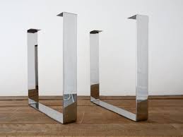 Buy from the trusted metal table legs source. 28 Quot Polished Wide Flat Stainless Steel Table Legs Wide Base Set 2 Stainless Steel Table Legs Steel Table Legs Steel Table