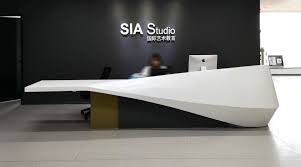 parametric desk reception desk office reception desk counter modern reception desk