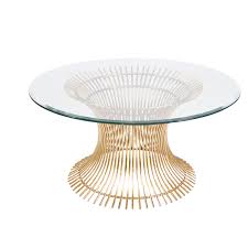 Round, glass, coffee tables : Powell Cf 30 Tables Collection Coffee Table Base Gold Coffee Table Glass Top Coffee Table
