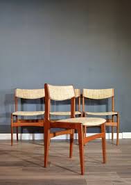 Mid Century Danish Teak Chairs By Erik Buch Set Of 4 Teak Chairs Chair Mid Century Furniture