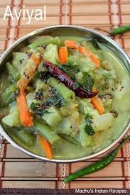 Avial Recipe Kerala Style Avial Onam Sadya Recipes Madhu S Everyday Indian Tasty Vegetarian Recipes Curry Recipes Indian Vegetable Curry Recipes