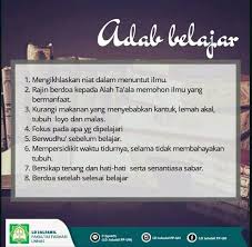 Tekun dantawakkalhanya kepadaallah swtlaieeladematematicer 4. Adab Adab Belajar Kantor
