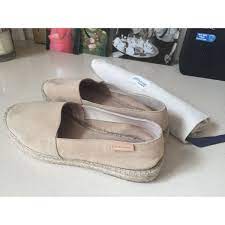 Suéter de algodón listo para usar sudaderas suéteres como usar moda. Mint Rose Espadrilles Aus Veloursleder Beige Grosse 40 6061376
