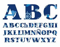 The 'abecedario' or spanish alphabet includes all the 26 letter of the english alphabet, plus the 'ñ', a letter that plays a key role in the pronunciation of . Spanish Alphabet Golden Flowers Vector Font Capital Letters And Blue Stock Vector Illustration Of Letters Font 83147203