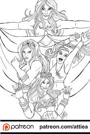 The Four Horse Women Edgeyberzerker On Patreon Wwe Coloring Pages Art Prompts Four Horses