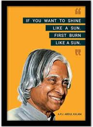 Avul pakir jainulabdeen abdul kalam was an indian aerospace scientist who served as the 11th president of india from 2002 to 2007. Apj Abdul Kalam Quotes Wall Frame Apj Abdul Kalam Wall Posters Paper Print Quotes Motivation Posters In India Buy Art Film Design Movie Music Nature And Educational Paintings Wallpapers