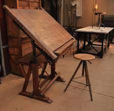 ancienne table d architecte reglable 1900 le grenier avec images table architecte table a dessin idees de meubles