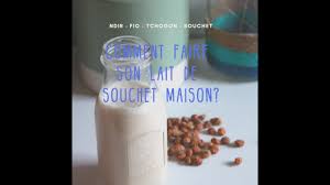 Lait De Souchet Fait Maison Un Lait Vegetal Super Facile A Preparer Youtube