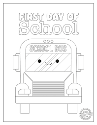 Here's a list of places to find free grandparents day coloring pages that can be printed and colored in by a grandchild for this special day. Exciting First Day Of School Coloring Pages Kids Activities Blog