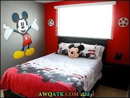 غرف نوم أطفال ميكي ماوس وميني تصميمات جميلة جدا