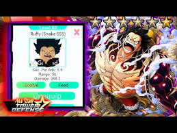 All star tower defense roblox character guide list how to get upgrade gamer empire / tower defense is a subgenre of strategy video games where the goal is to defend a player's territories or possessions by obstructing enemy attackers. New 6 Star Insane Snakeman Luffy Showcase In All Star Tower Defense Roblox Youtube
