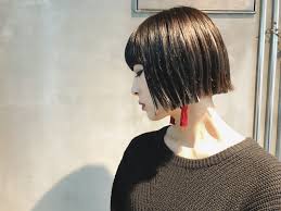 ストリート ボブ ブルーブラック ミニボブ atacca 勝又理恵 438749 hair ヘアスタイリング ヘアスタイル ボブ