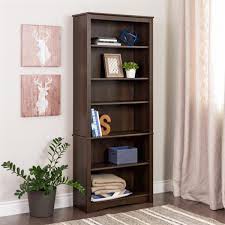 This stately piece of furniture sets the stage for any dining room or home office with its gorgeous wood finishes and generous storage space. Prepac Espresso 6 Shelf Bookcase Edl 3277 K Rona