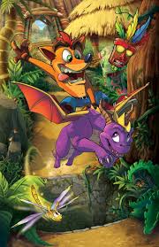 Pin By Christian Ellison On Videojuegos Crash Bandicoot Characters Spyro The Dragon Dragon Rider