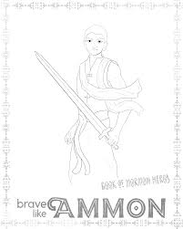 Book Of Mormon Hero Posters Coloring Pages In 2020 Hero Poster Book Of Mormon Felt Books