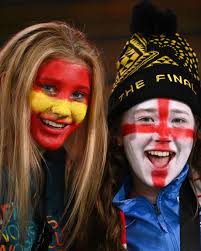 Wow... what an atmosphere at Stadium Australia 🤩 Spain and England fans  are certainly ready for this one!
