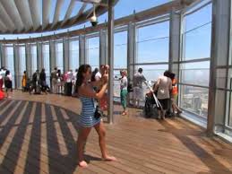 At over 828 metres (2,716.5 feet) and more than 160 stories, burj khalifa holds the following records: Outside Observation Deck Of The Burj Khalifa Tower In Dubai Youtube