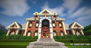 I built only one of this houses.its the last one with a pool that there. Skachat Brick Mansion 10 Dlya Minecraft