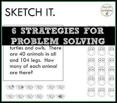 6 Strategies For Problem Solving Your Students Can Use Today Read The Post Or Watch The Video Problem Solving Problem Solving Skills Free Math Resources
